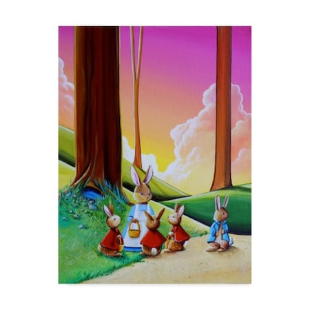 Cindy Thornton 'Peter Rabbit 2' Canvas Art,14x19